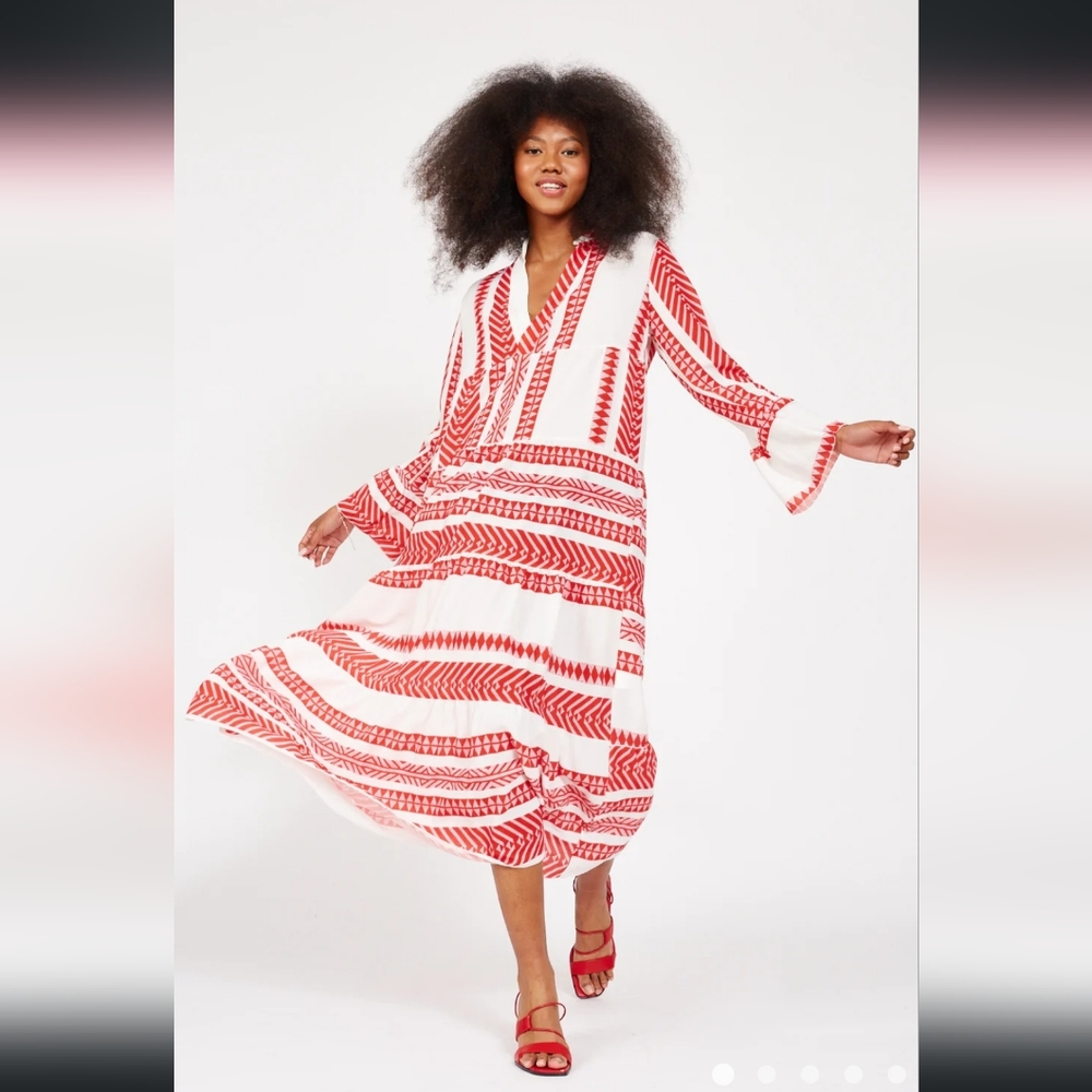 Pinted maxi dress